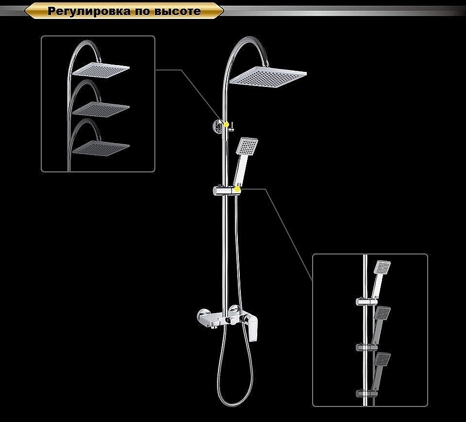 Душевая система D&K Rhein Lessing DA1323701C05 купить в интернет-магазине сантехники Sanbest
