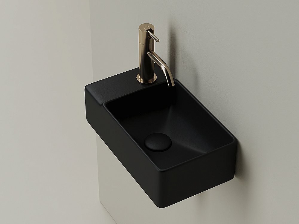 Раковина Ceramica Nova Element 39 CN5046MB черная матовая купить в интернет-магазине Sanbest