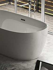 Акриловая ванна Sancos Single 180х85 FB07 белая купить в интернет-магазине Sanbest