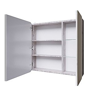 Зеркальный шкаф Grossman Талис 208009 80 бетон пайн купить в интернет-магазине сантехники Sanbest