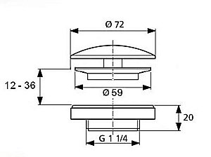Донный клапан EUROLEGNO Narciso EU0722009 золото купить в интернет-магазине сантехники Sanbest