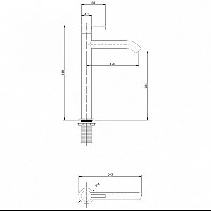 Смеситель для раковины Abber WASSER KREIS AF8111 хром купить в интернет-магазине сантехники Sanbest