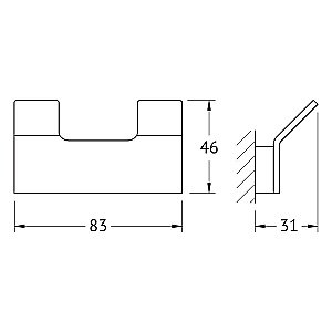 Крючок ARTWELLE REGEN 8325 купить в интернет-магазине сантехники Sanbest