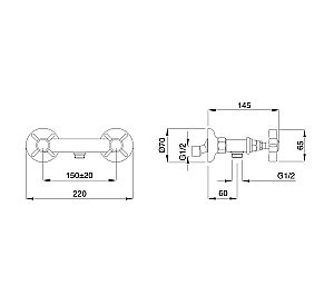 Смеситель для душа Migliore Princeton ML.PRN-846.BR бронза купить в интернет-магазине сантехники Sanbest