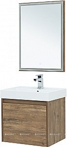 Зеркало LED Aquanet Nova Lite 249510 60 дуб рустикальный в ванную от интернет-магазине сантехники Sanbest