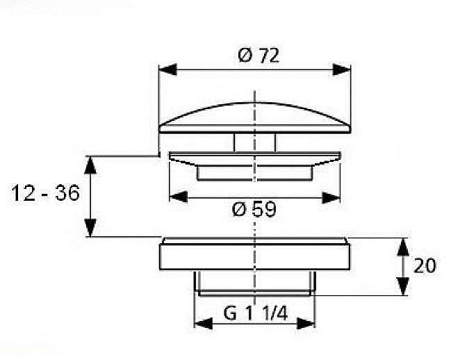Донный клапан EUROLEGNO Narciso EU0722009 золото купить в интернет-магазине сантехники Sanbest