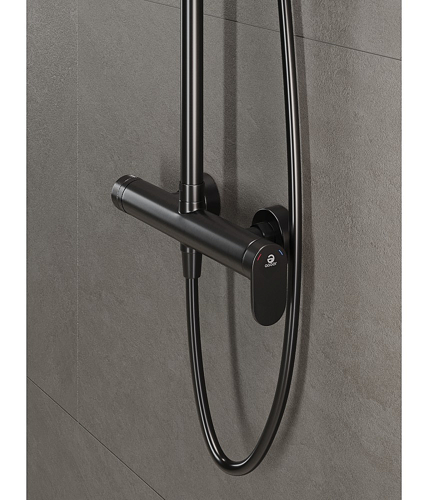 Душевая система Agger Sweet A2791255 оружейная сталь матовая купить в интернет-магазине сантехники Sanbest