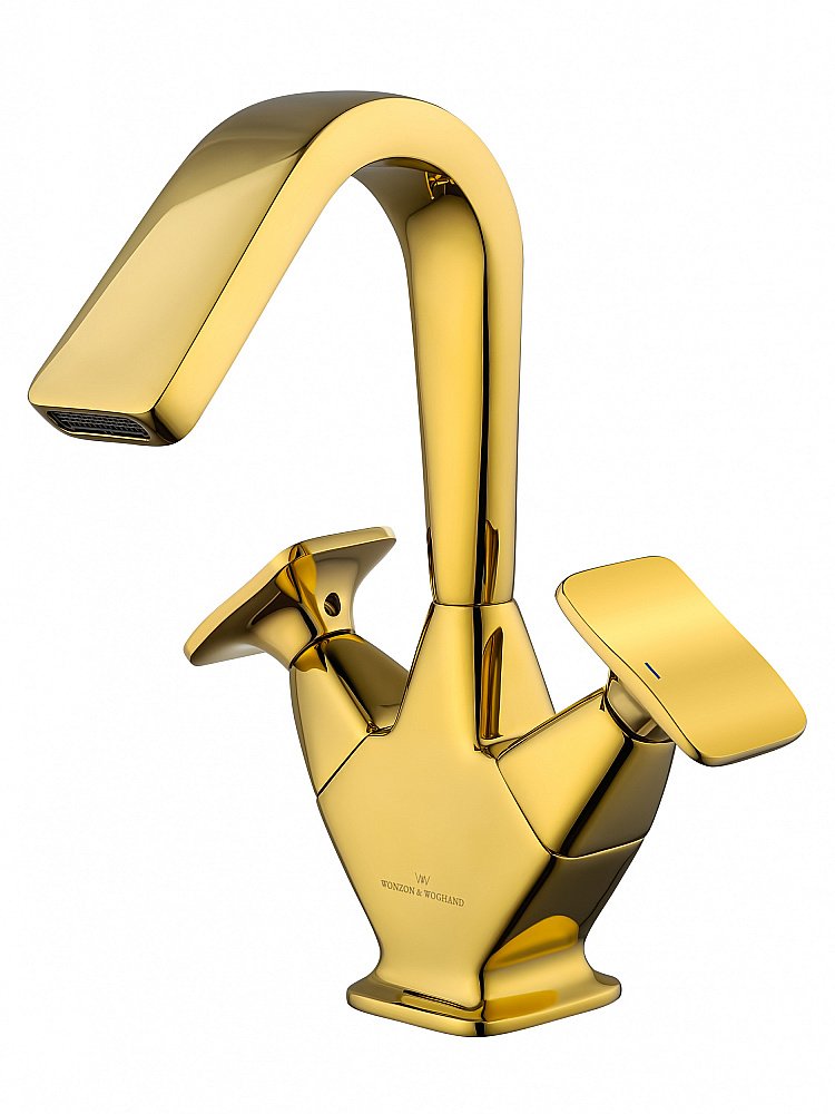 Смеситель для раковины высокий WONZON & WOGHAND SHAKESPEARE, Темное золото (WW-651103-DG) купить в интернет-магазине сантехники Sanbest