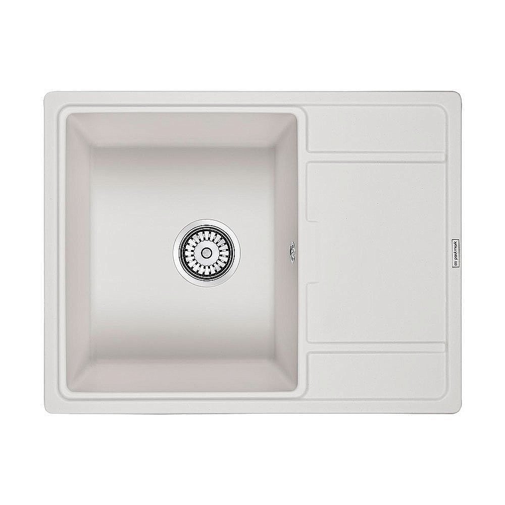 Мойка кухонная Paulmark Weimar PM216550-WH Белая купить в интернет-магазине сантехники Sanbest