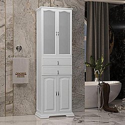 Пенал Опадирис Риспекто 60 белый матовый для ванной в интернет-магазине сантехники Sanbest