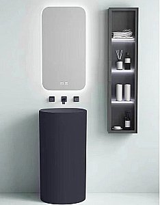 Раковина SantiLine 45 SL-4014MG серая матовая купить в интернет-магазине Sanbest