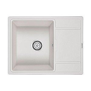 Мойка кухонная Paulmark Weimar PM216550-WH Белая купить в интернет-магазине сантехники Sanbest