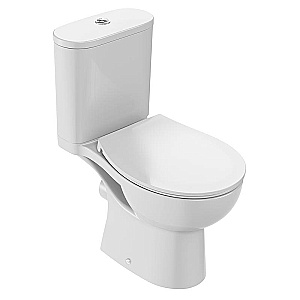 Унитаз напольный Jacob Delafon LOUIS E28062RU-00 безободковый, с бачком, с крышкой микролифт, белый купить в интернет-магазине Sanbest