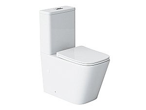 Унитаз напольный Laguraty 20204 A безободковый, с крышкой микролифт, с бачком купить в интернет-магазине Sanbest