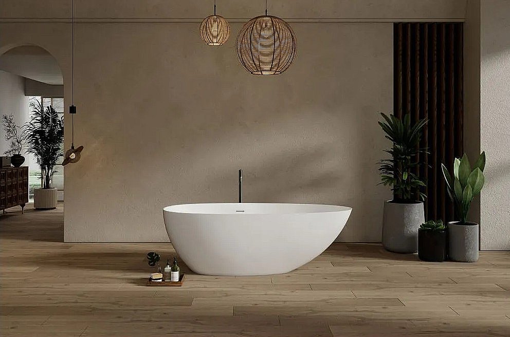 Ванна ABBER Stein AS9611NM-1.7 170x80 белая матовая купить в интернет-магазине Sanbest