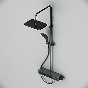 Душевая система AM.PM Func F078F222 черная купить в интернет-магазине сантехники Sanbest