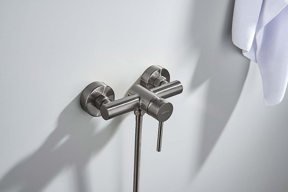 Cмеситель для душа Aquatek Европа AQ1360BGM оружейная сталь купить в интернет-магазине сантехники Sanbest