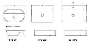 Тумба с раковиной Armadi Art Vallessi 80 со столешницей белая для ванной в интернет-магазине Sanbest