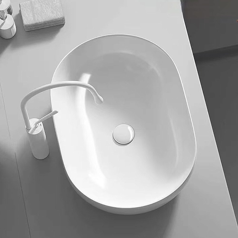 Раковина накладная RGW GS-82 80121082-01 белая купить в интернет-магазине Sanbest