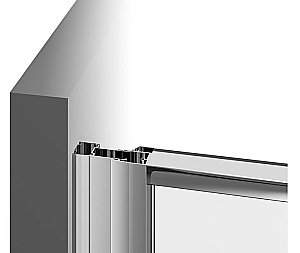 Душевая дверь Ravak Pivot PDOP1-90 профиль чёрный купить в интернет-магазине Sanbest