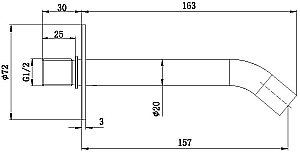 Излив Allen Brau Priority 3.0S 5.31A18-31 черный матовый купить в интернет-магазине сантехники Sanbest