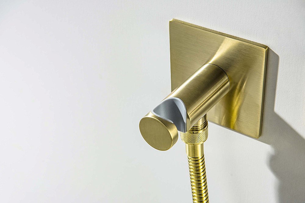 Гигиенический душ Aquatek Оберон AQ1220BG золото шлифованное купить в интернет-магазине сантехники Sanbest