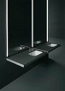 Раковина GSI Pura 724711 50 белая глянцевая купить в интернет-магазине Sanbest