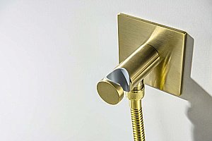 Гигиенический душ Aquatek Оберон AQ1220BG золото шлифованное купить в интернет-магазине сантехники Sanbest