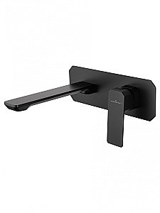 Смеситель для раковины встраиваемый WONZON & WOGHAND DIAMOND, Черный матовый (WW-88869011-MB) купить в интернет-магазине сантехники Sanbest