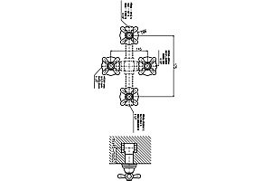 Смеситель для душа Rav-Slezak MORAVA RETRO MK386KZ золото купить в интернет-магазине сантехники Sanbest