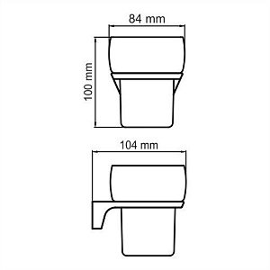 Стакан WasserKRAFT Wiese K-8928 купить в интернет-магазине сантехники Sanbest