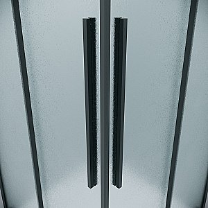 Душевой уголок Grossman Galaxy 300.K33.01.9090.21.02 90x90 стекло шиншилла/профиль черный матовый купить в интернет-магазине Sanbest