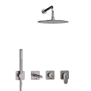 Душевая система WasserKRAFT Spree 1400 SET2841 никель купить в интернет-магазине сантехники Sanbest