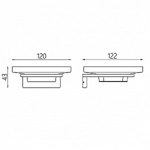 Мыльница ABBER Funktion AA1158 хром купить в интернет-магазине сантехники Sanbest