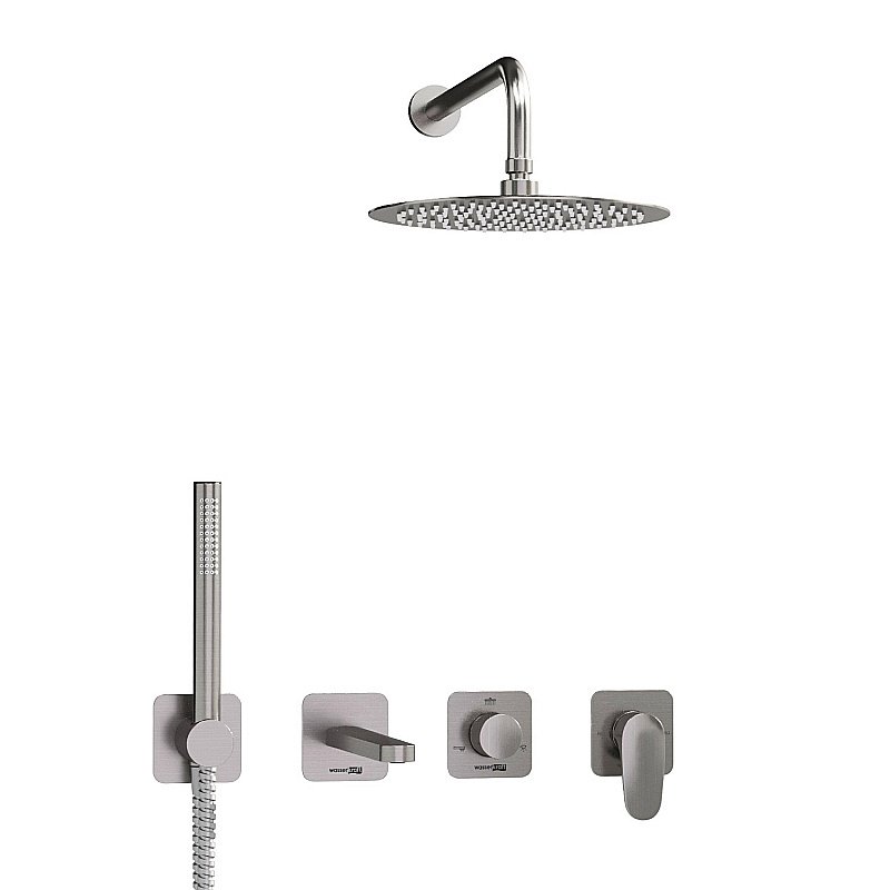 Душевая система WasserKRAFT Spree 1400 SET2841 никель купить в интернет-магазине сантехники Sanbest