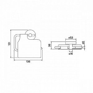 Держатель для туалетной бумаги IDDIS Sena SENSSC0i43 купить в интернет-магазине сантехники Sanbest