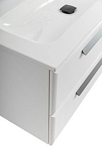 Тумба с раковиной Cezares ECO-CER-N 100 ECO-CER-N-1000-2C-SO-BO белая матовая для ванной в интернет-магазине Sanbest