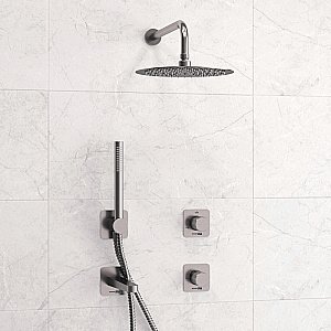 Душевая система WasserKRAFT Tauber 6400 SET2845 никель купить в интернет-магазине сантехники Sanbest