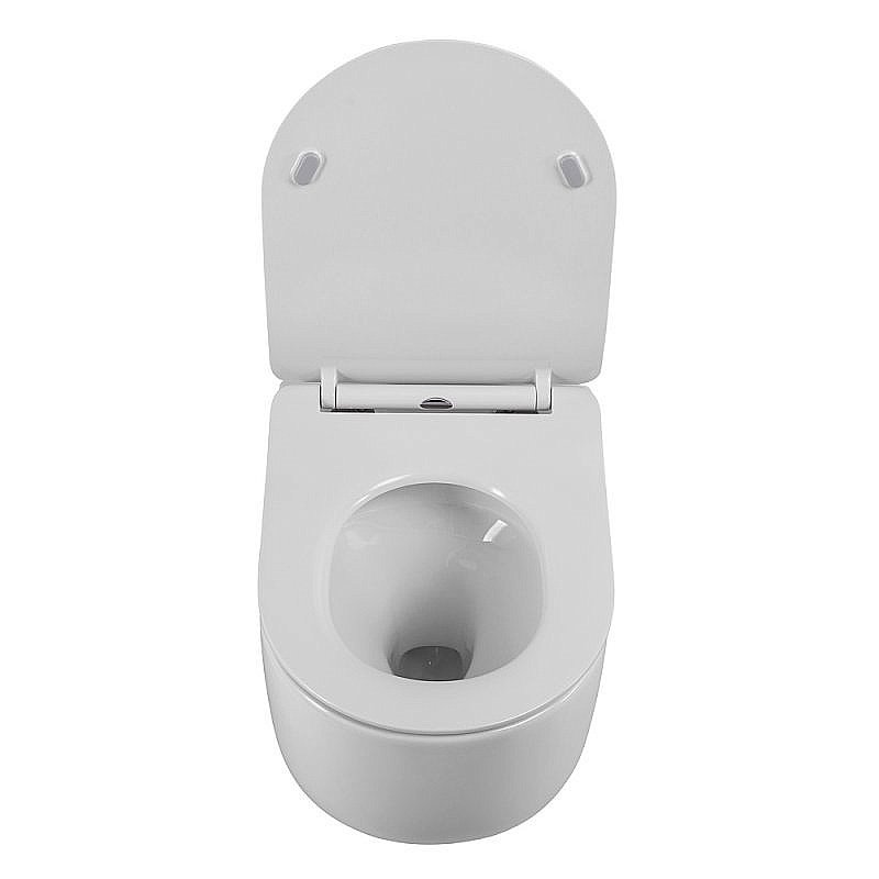 Унитаз подвесной BelBagno SOFT-TOR BB084CH-TOR безободковый, слив-торнадо купить в интернет-магазине Sanbest