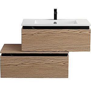 Нижняя тумба Cezares SLIDER-800-1C-PI-RT-P дуб тангент для ванной в интернет-магазине сантехники Sanbest