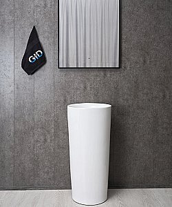 Раковина напольная Gid Autonomo 41 Nb130w 81118 белая купить в интернет-магазине Sanbest