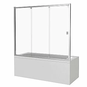 Шторка для ванны Good Door SCREEN WTW-120-C-CH купить в интернет-магазине Sanbest