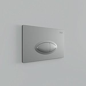 Кнопка для инсталляции D&K Rhein.Marx DB1399002 матовый хром купить в интернет-магазине сантехники Sanbest