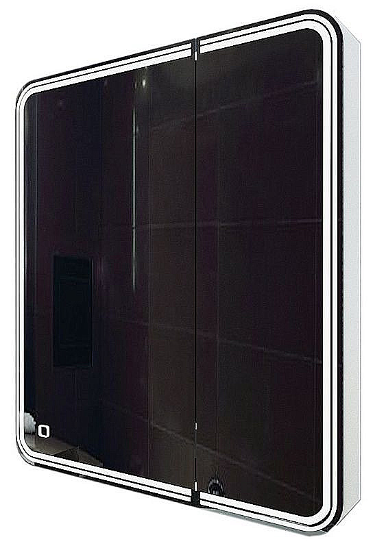 Зеркальный шкаф Azario Adriana 1Л 70х80 CS00072835 белый купить в интернет-магазине сантехники Sanbest