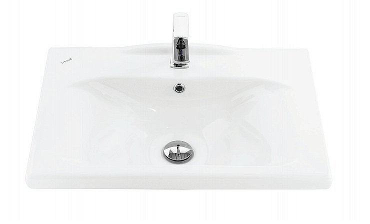 Раковина Creavit Luna 80 LN180-0000 белая купить в интернет-магазине Sanbest