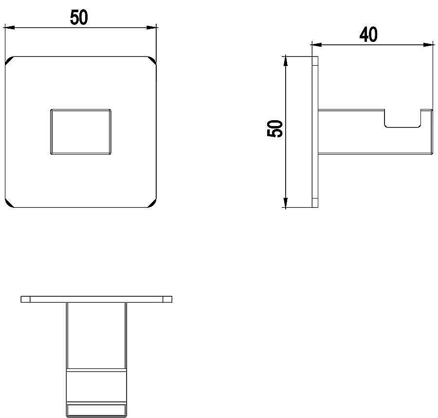 Крючок Timo Selene 10013/00 купить в интернет-магазине сантехники Sanbest