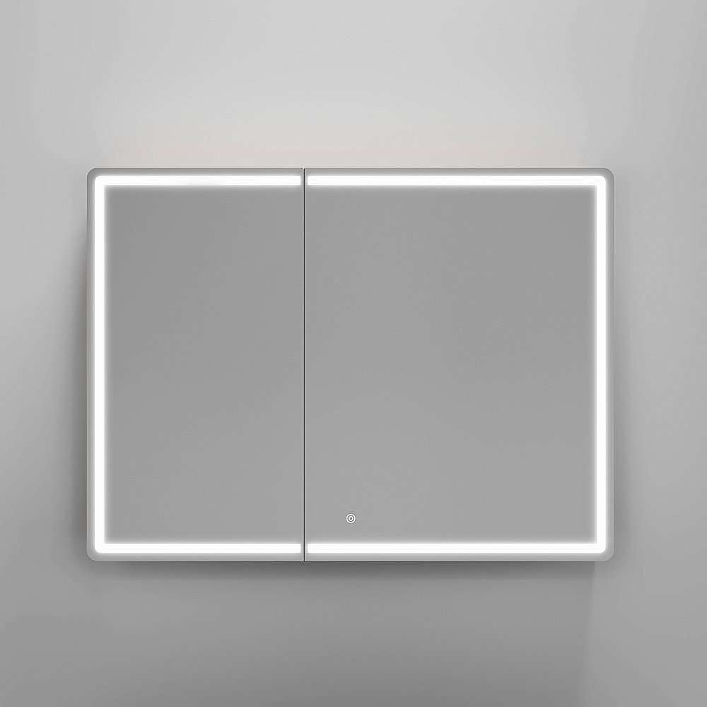 Зеркальный шкаф Sancos Mirror MI100EG дуб галифакс натуральный купить в интернет-магазине сантехники Sanbest