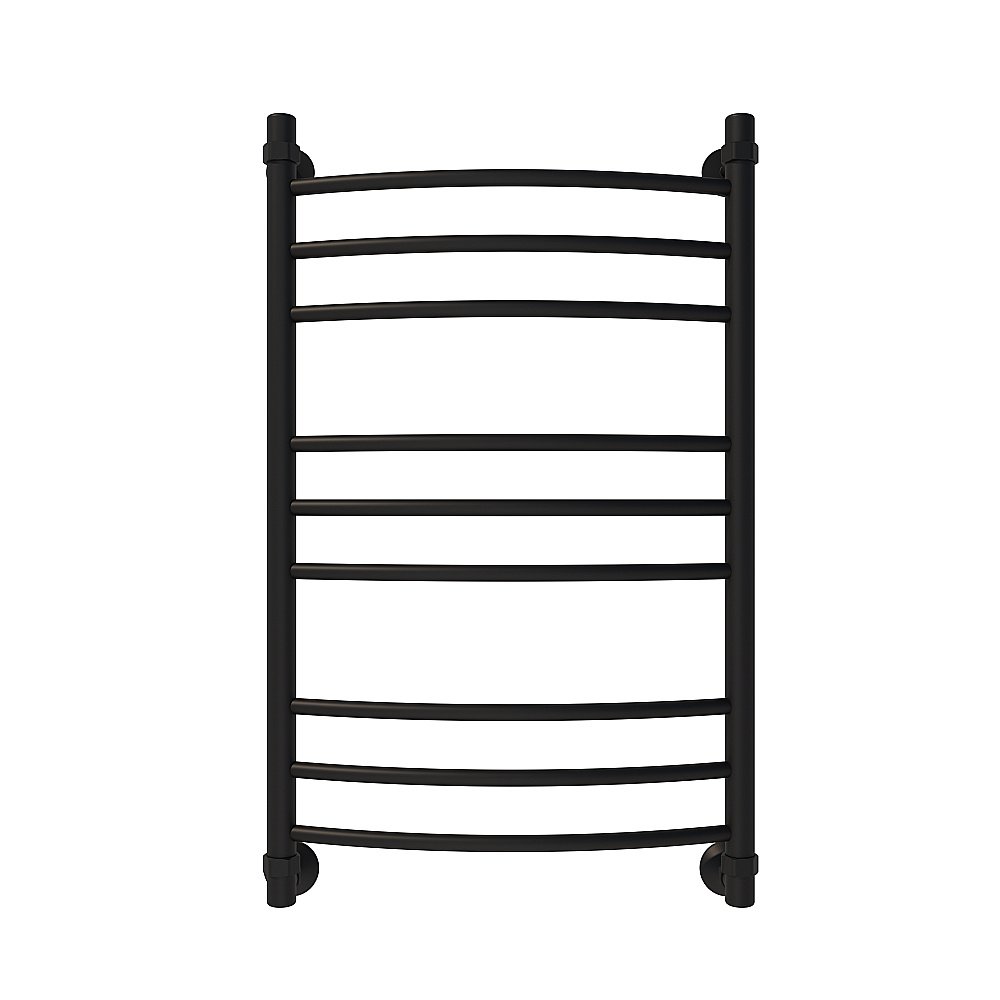 Полотенцесушитель водяной Veconi Nemi-A N8040B-A черный купить в интернет-магазине сантехники Sanbest