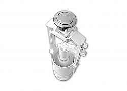 Механизм двойного слива для бачка HEC001 Artceram Hermitage хром купить в интернет-магазине сантехники Sanbest