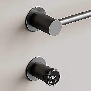 Полотенцесушитель электрический Sancos Linea SC14001MB черный матовый купить в интернет-магазине сантехники Sanbest